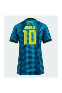 Kolumbia James Rodriguez #10 Jalkapallovaatteet Naisten Vieraspaita MM-kisat 2026 Lyhythihainen